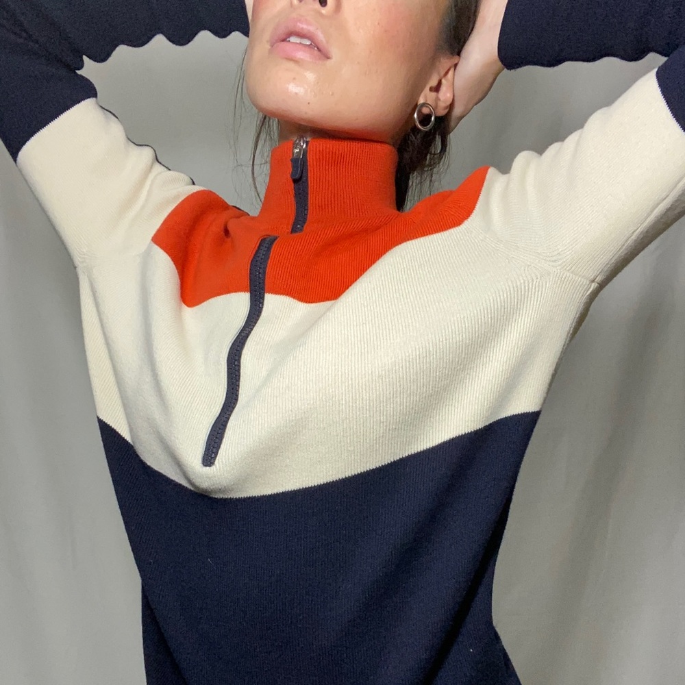 Womens Ralph Lauren zip-up pullover size small